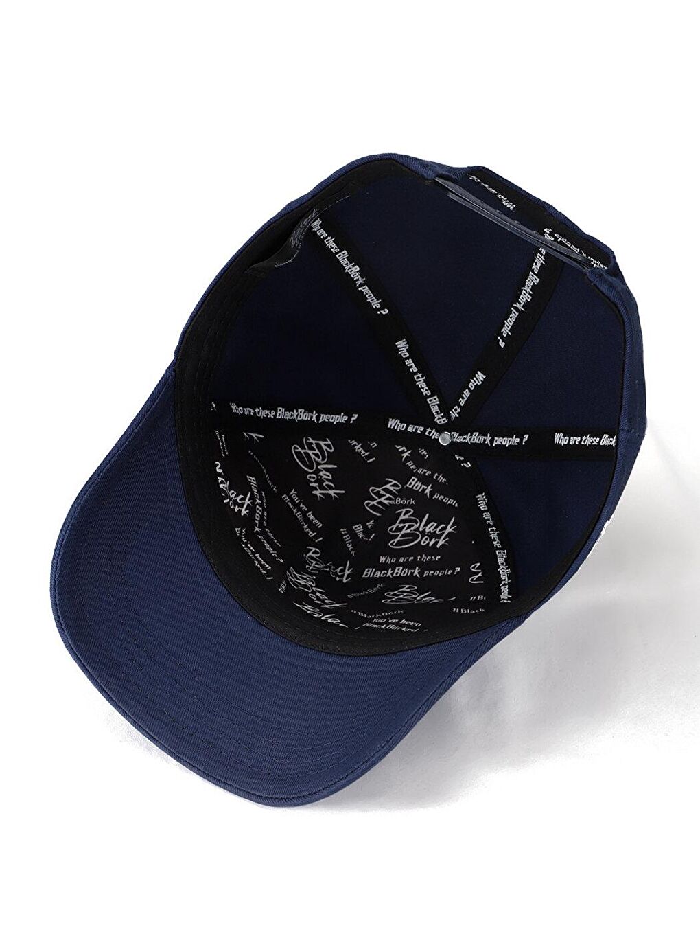 BlackBörk Orta Kahverengi V1 Baseball Big Think - 1 Kod Logolu Unisex Lacivert Şapka (Cap) - 2