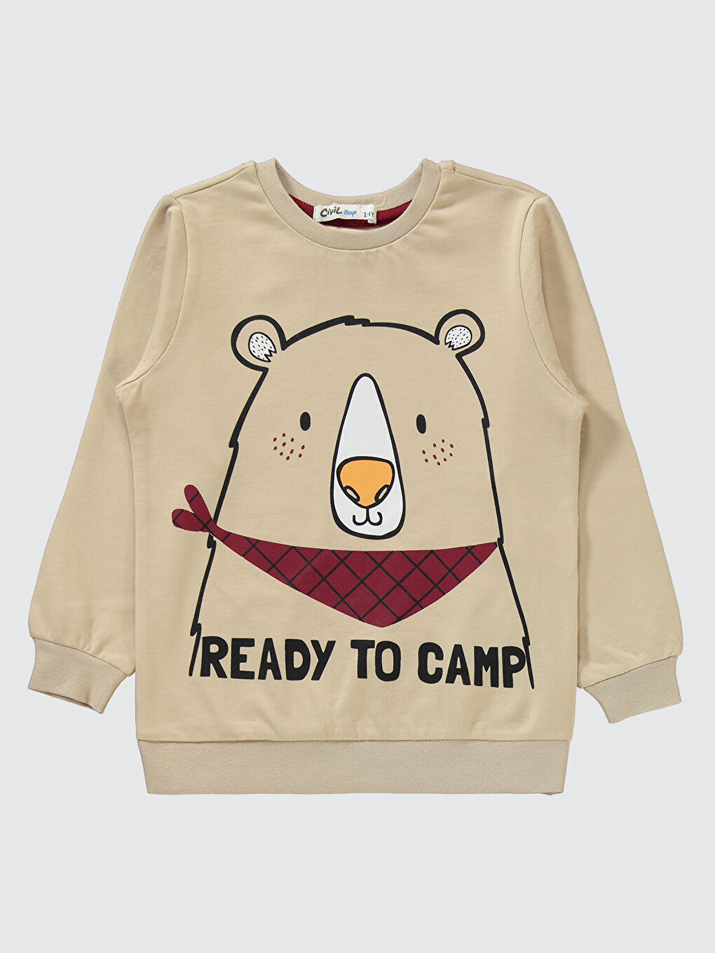 Boys Erkek Çocuk Eşofman Takımı 2-5 Yaş Bordo-2