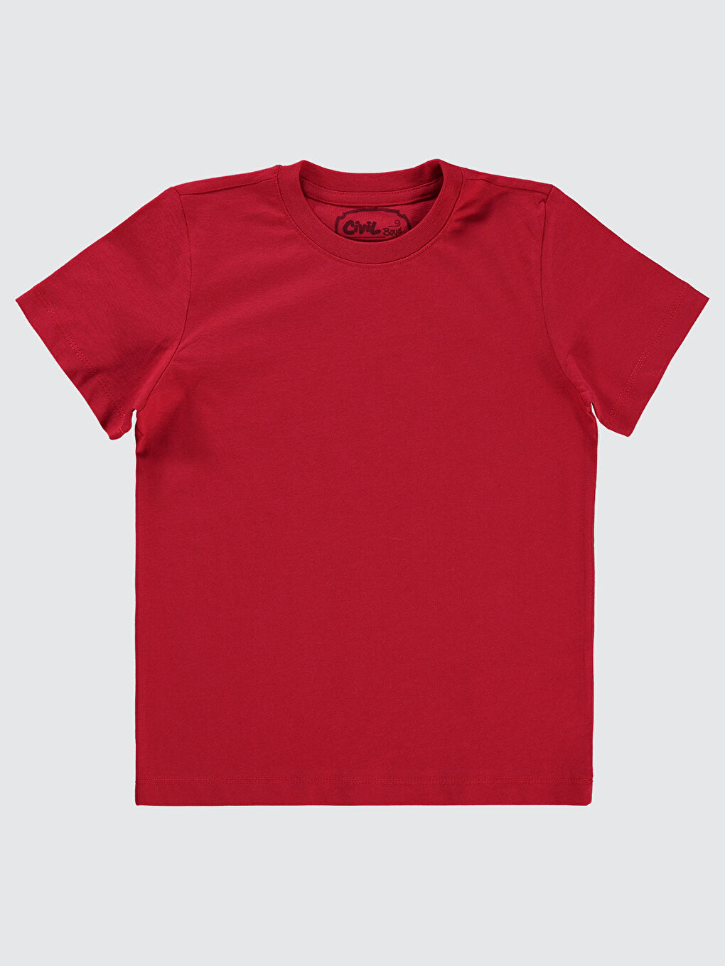 Boys Erkek Çocuk Tişört 6-9 Yaş Kırmızı