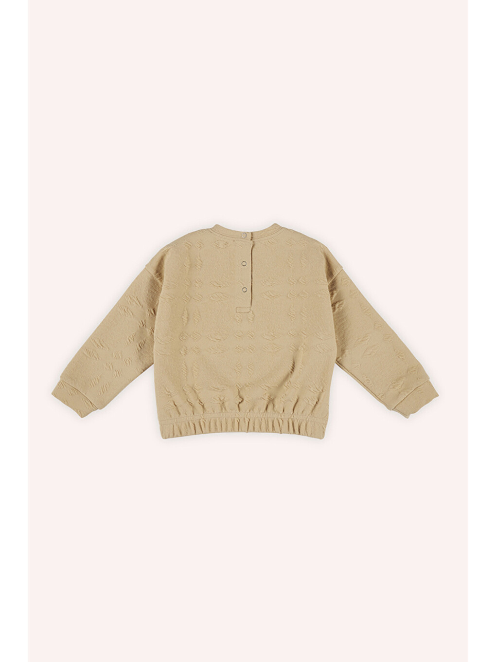 Kız Bebek Bej Sweatshirt-1