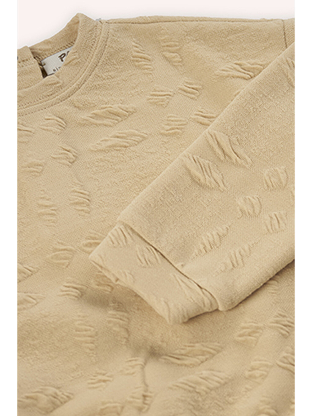 Kız Bebek Bej Sweatshirt-2