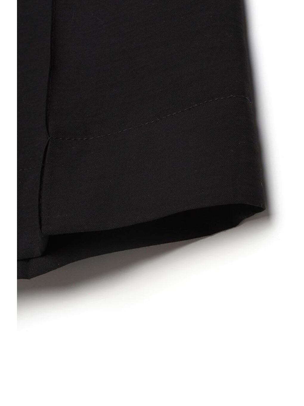 Siyah-çimalı Rahat Kalıp Pantolon-5