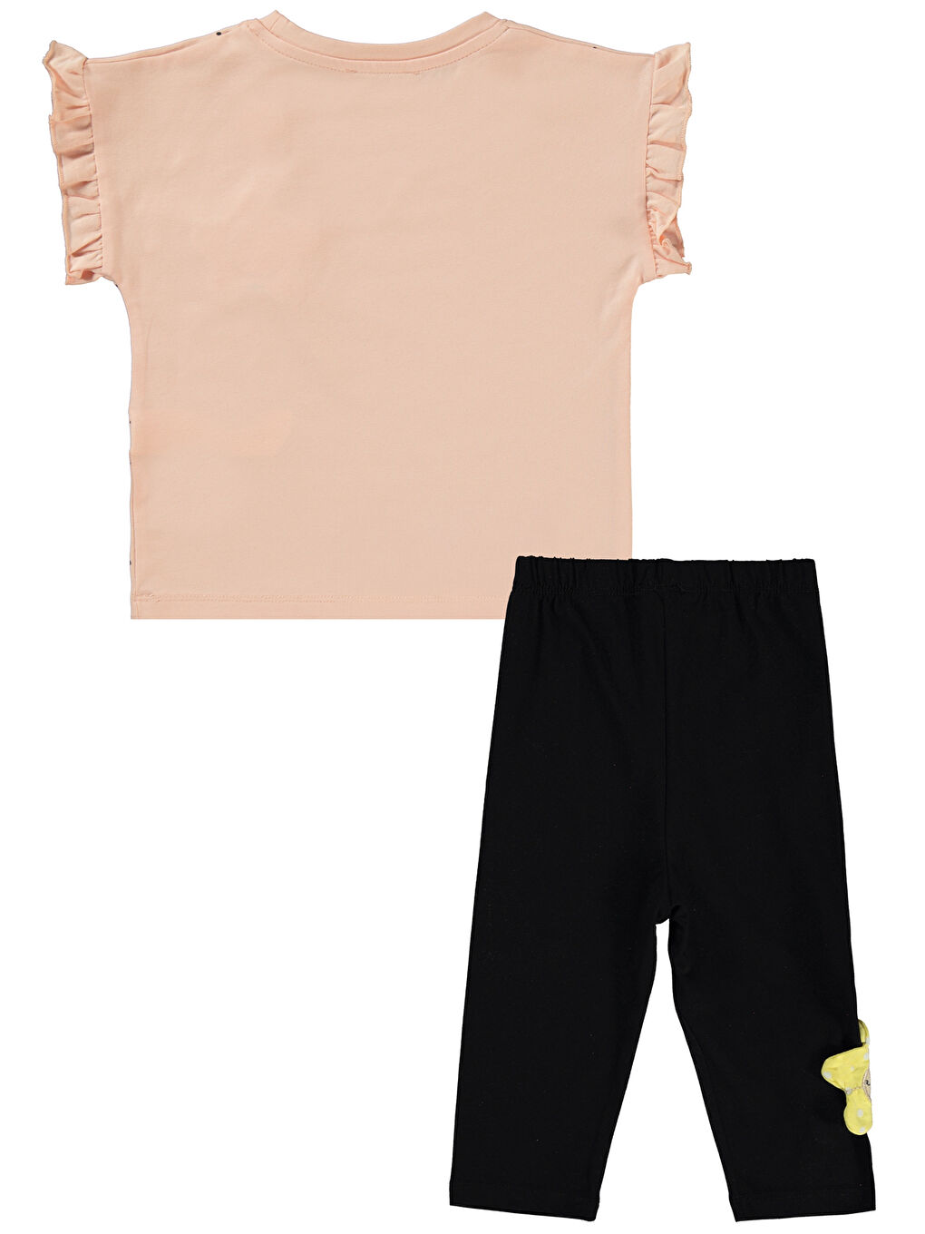 Pembe Girls Kız Çocuk Takım 2-5 Yaş Pudra-1