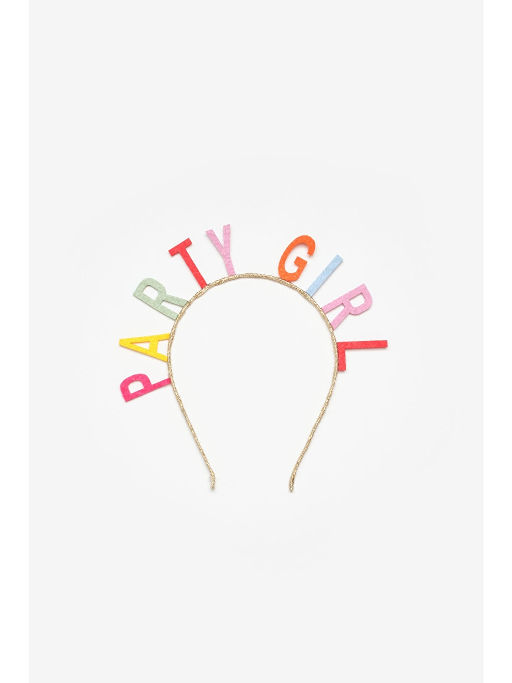Karışık Çok Renkli Party Girl Yazılı Kız Çocuk Taç-2