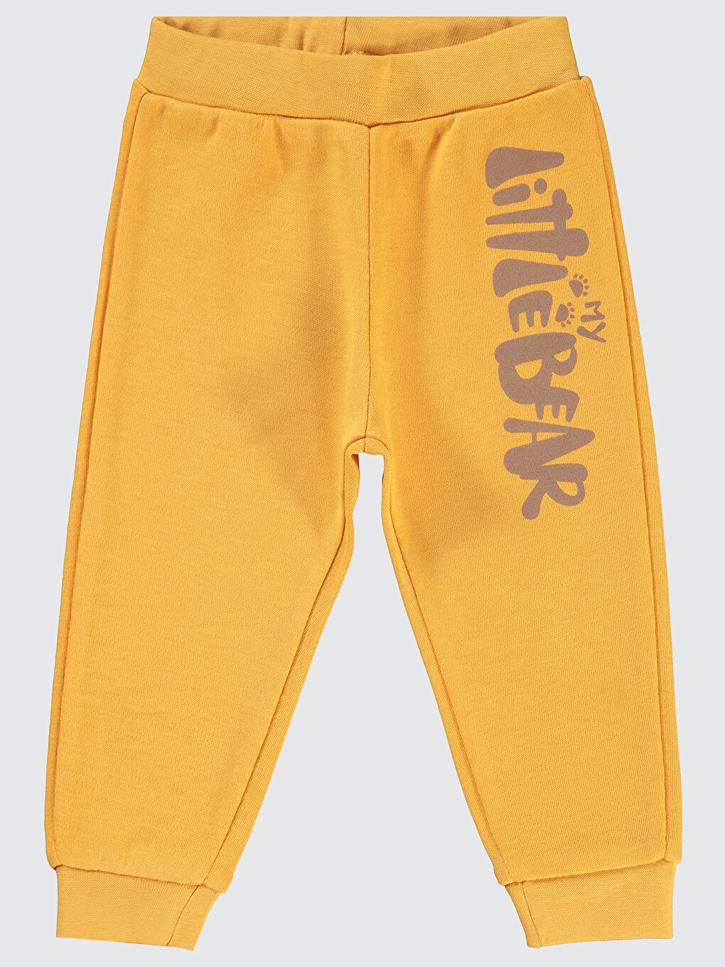 Kahverengi Baby Erkek Bebek Patiksiz Tek Alt 6-18 Ay Hardal