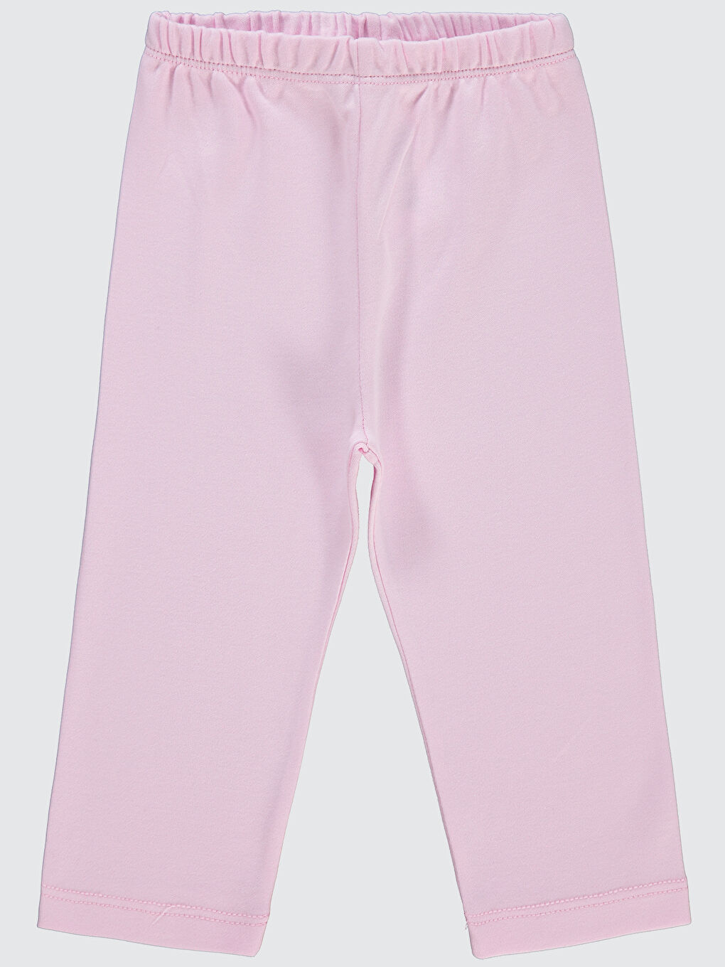 Bebek Beli Lastikli Patiksiz Tek Alt 6-18 Ay Pembe