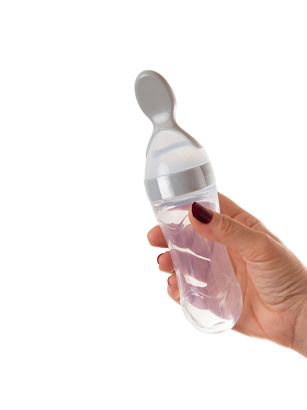 Sıkmalı Kaşık Gri-1