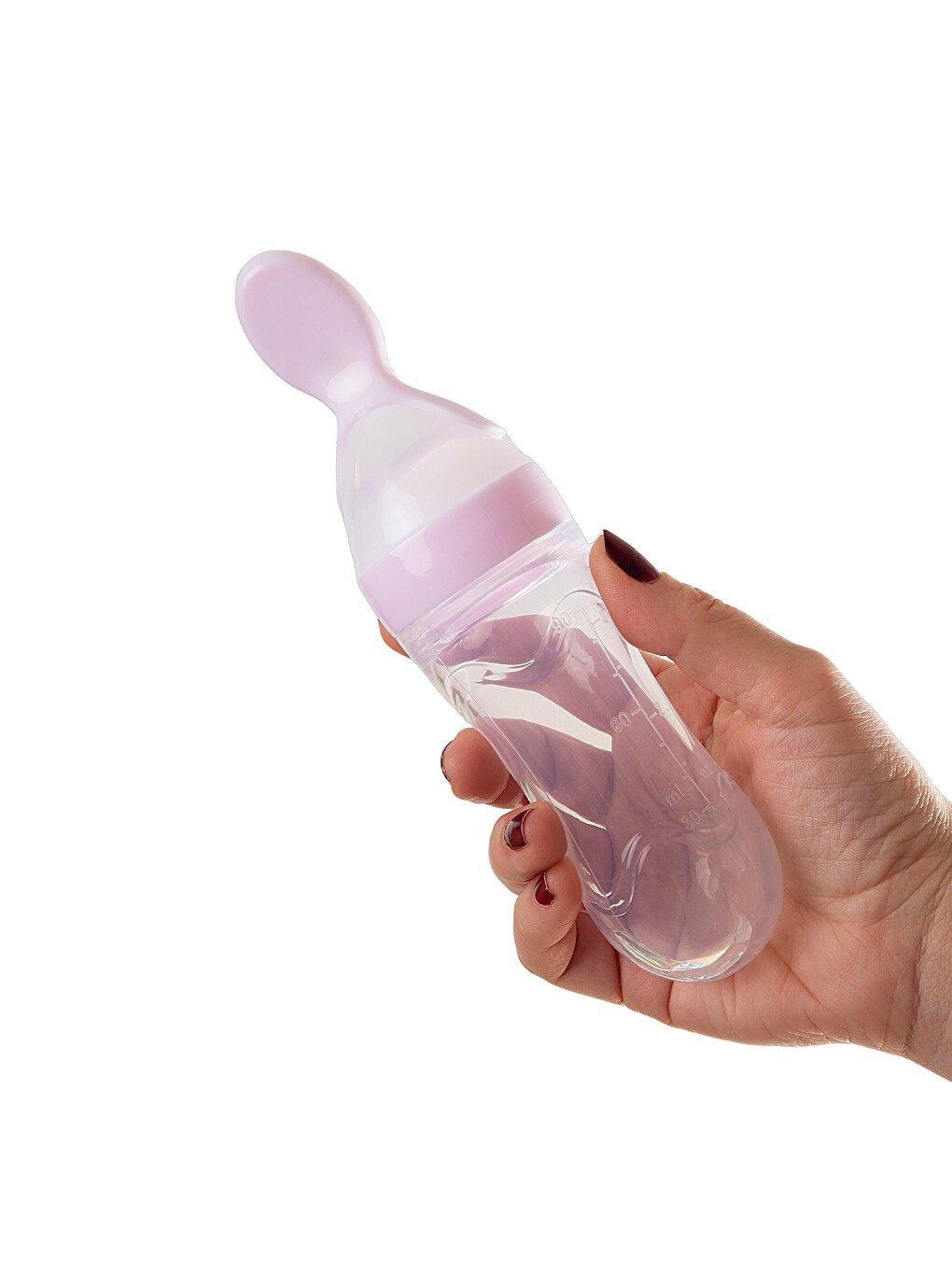 Sıkmalı Kaşık Pembe-1