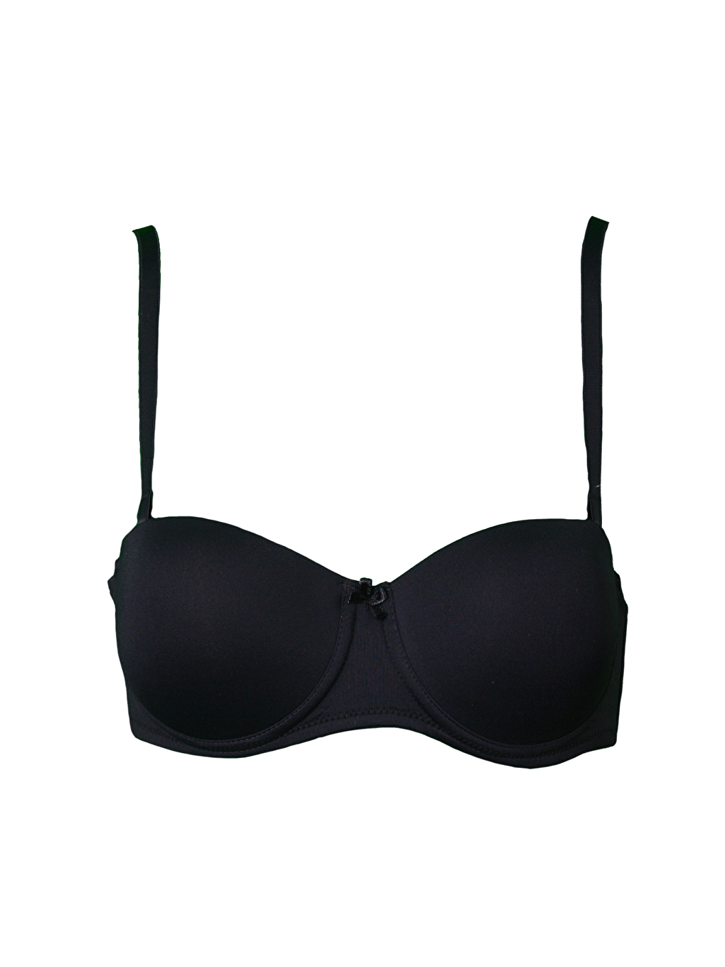 Destekli Straplez Sütyen C17055 Siyah