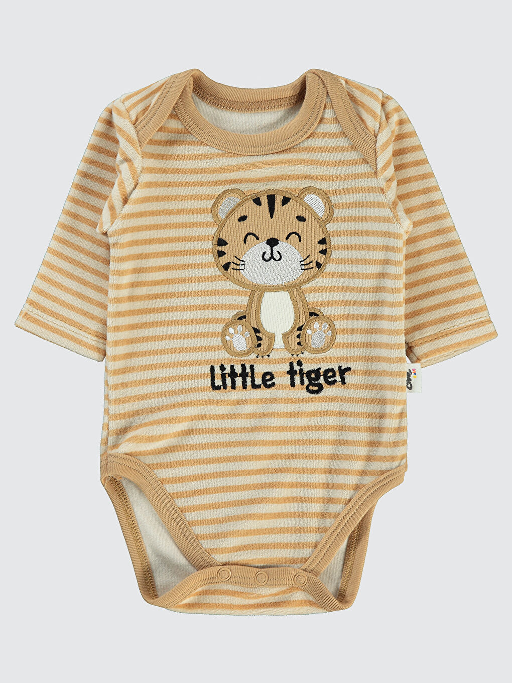 Kahverengi Baby Erkek Bebek Çıtçıtlı Badi 1-18 Ay Koyu Sütlükahve