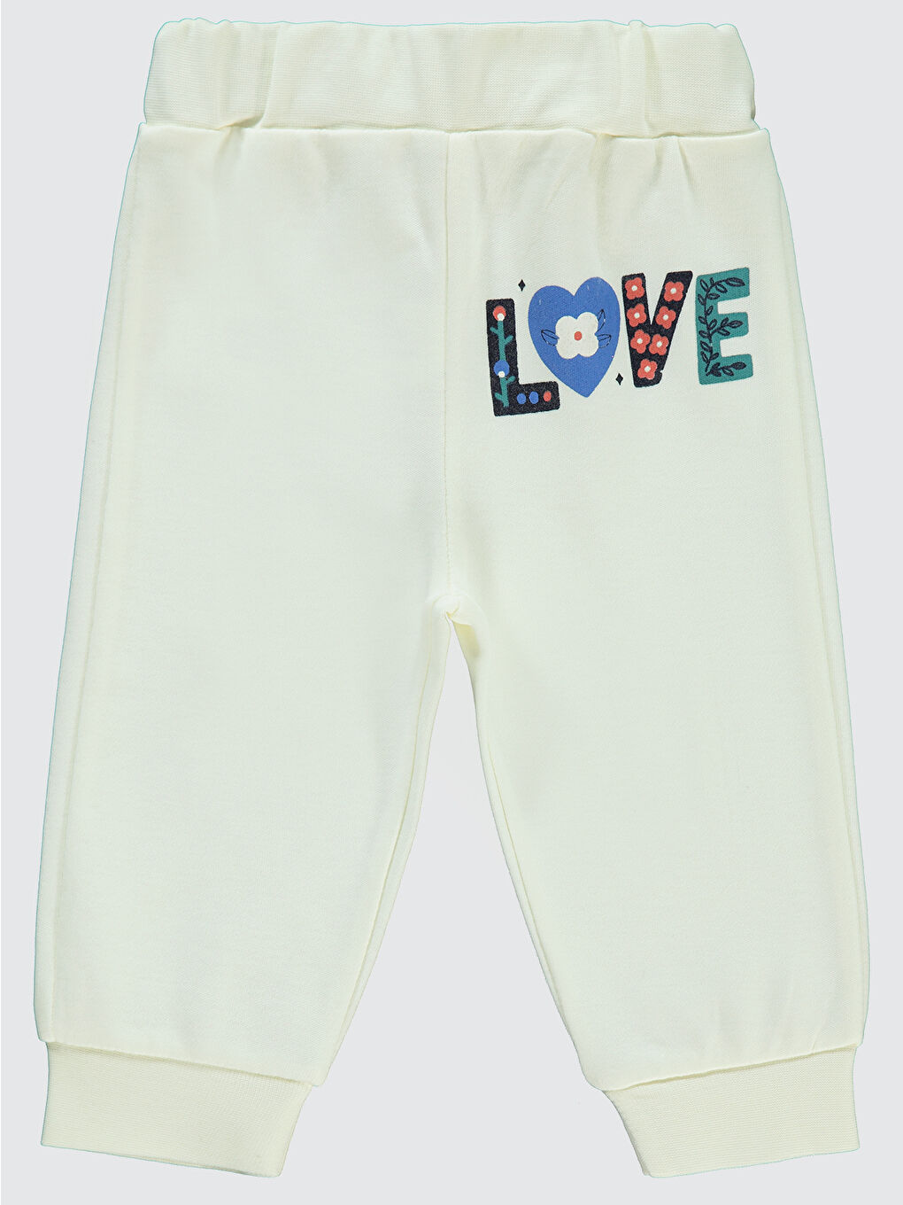 Baby Kız Bebek Patiksiz Tek Alt 6-18 Ay Ekru