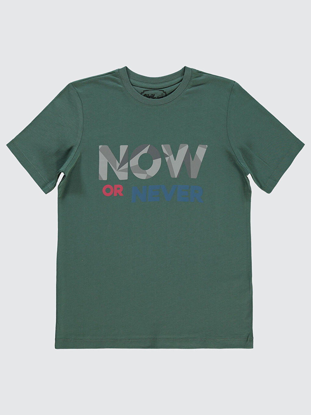 Boys Erkek Çocuk Tişört 10-13 Yaş Koyu Haki