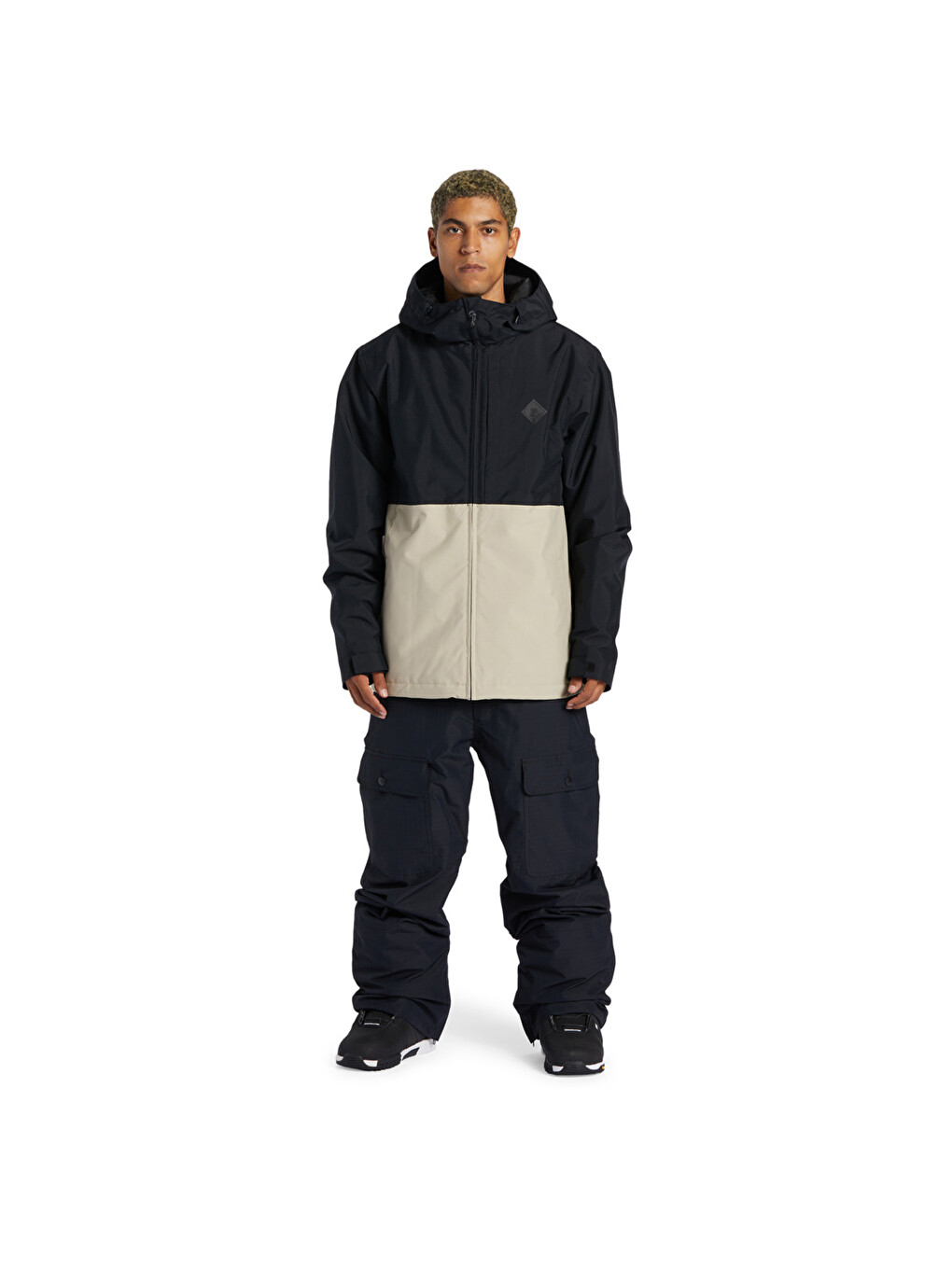 Basis Erkek Siyah Snowboard Ceketi-1