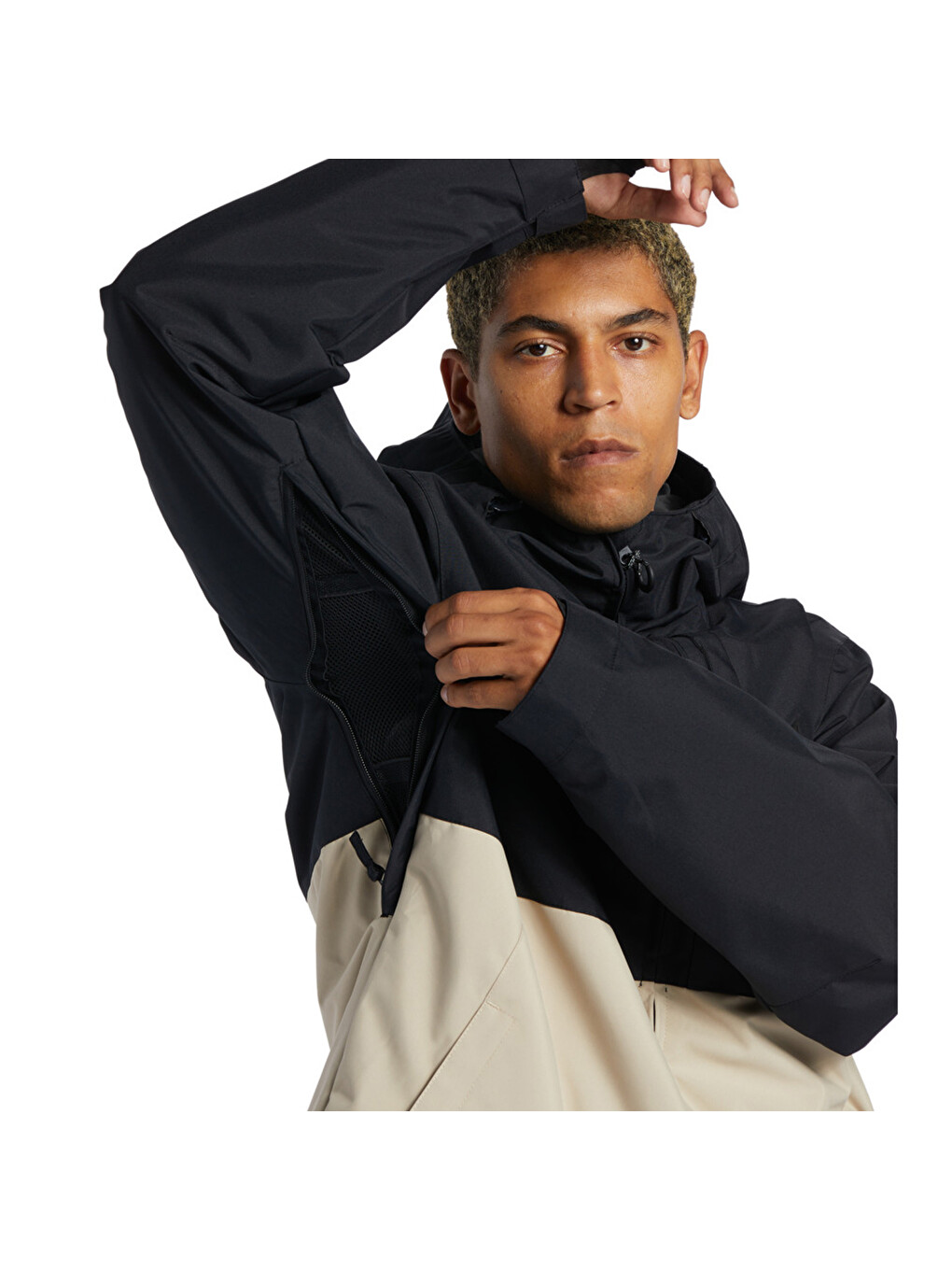 Basis Erkek Siyah Snowboard Ceketi-4
