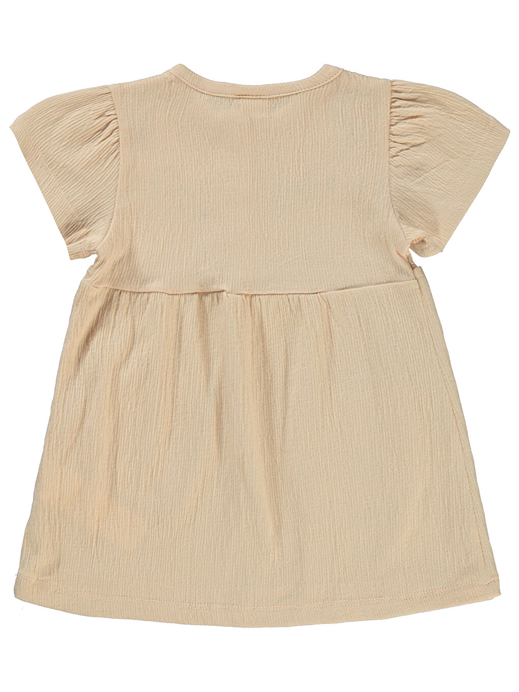 Baby Kız Bebek Elbise 6-18 Ay Bej-1