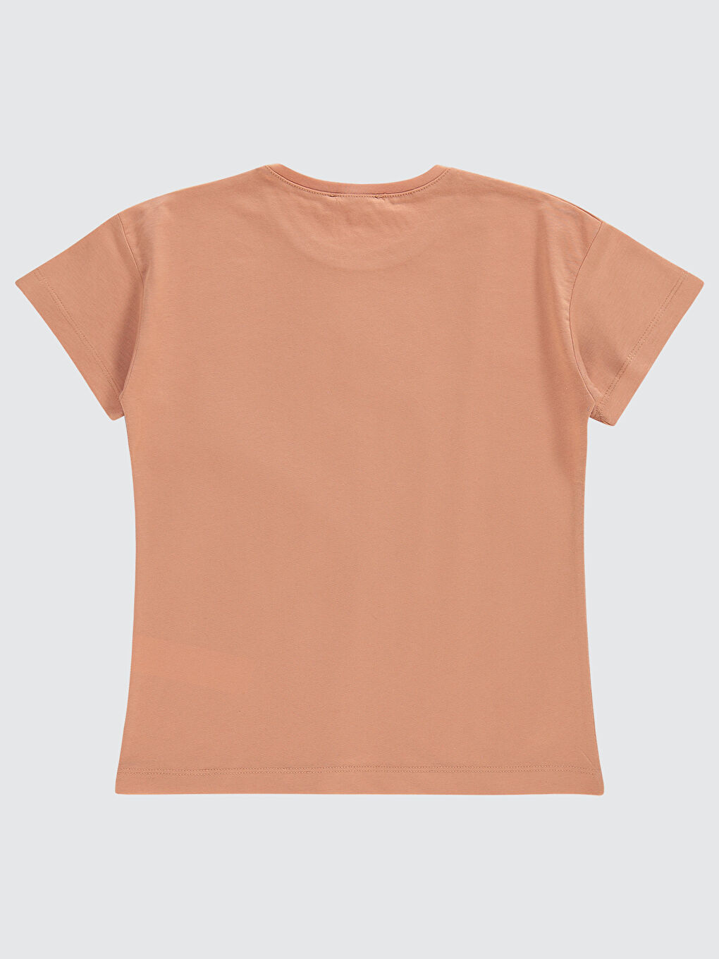 Kahverengi Girls Kız Çocuk Tişört 6-9 Yaş İtalyan Kili-1