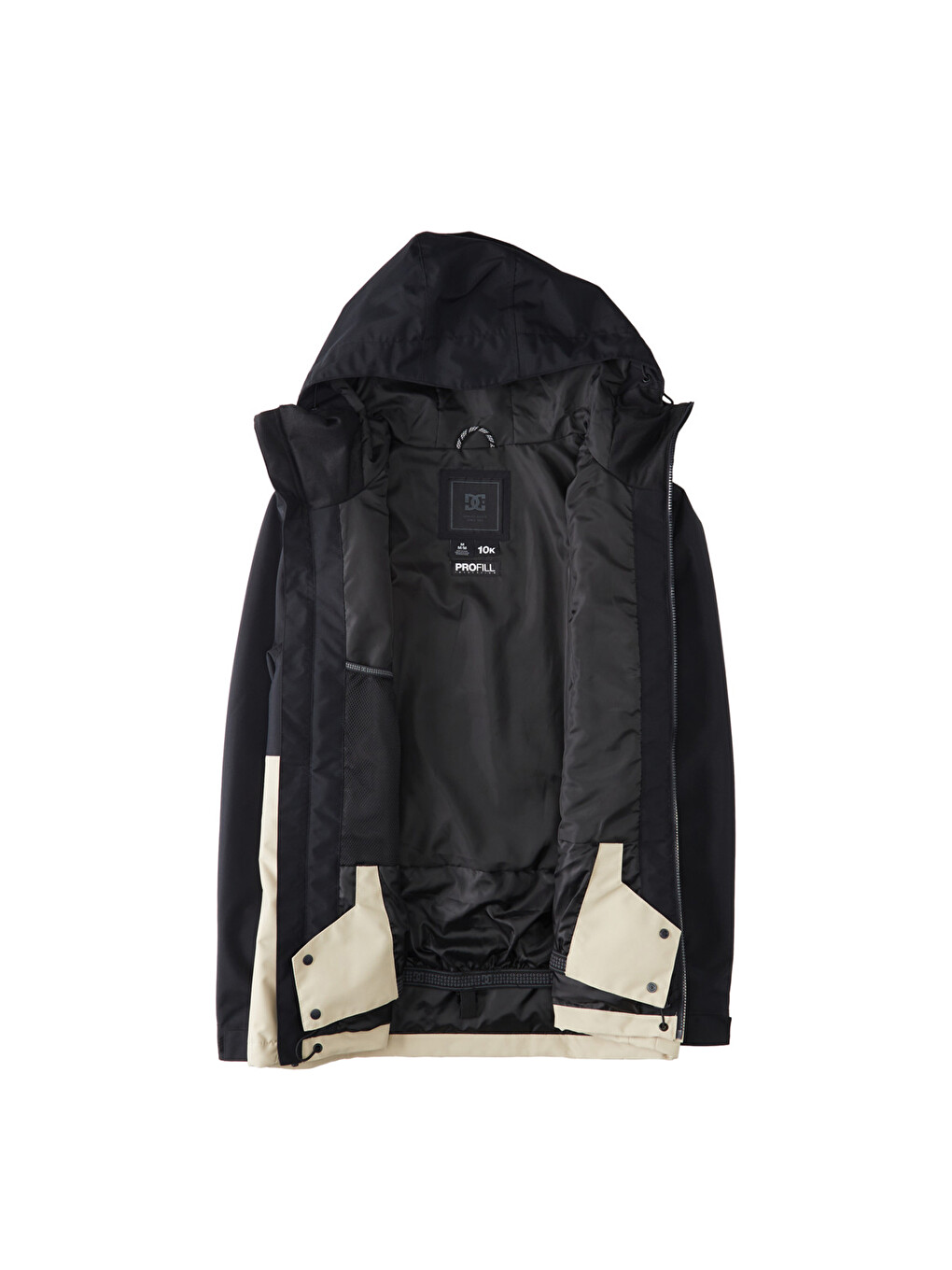 Basis Erkek Siyah Snowboard Ceketi-8