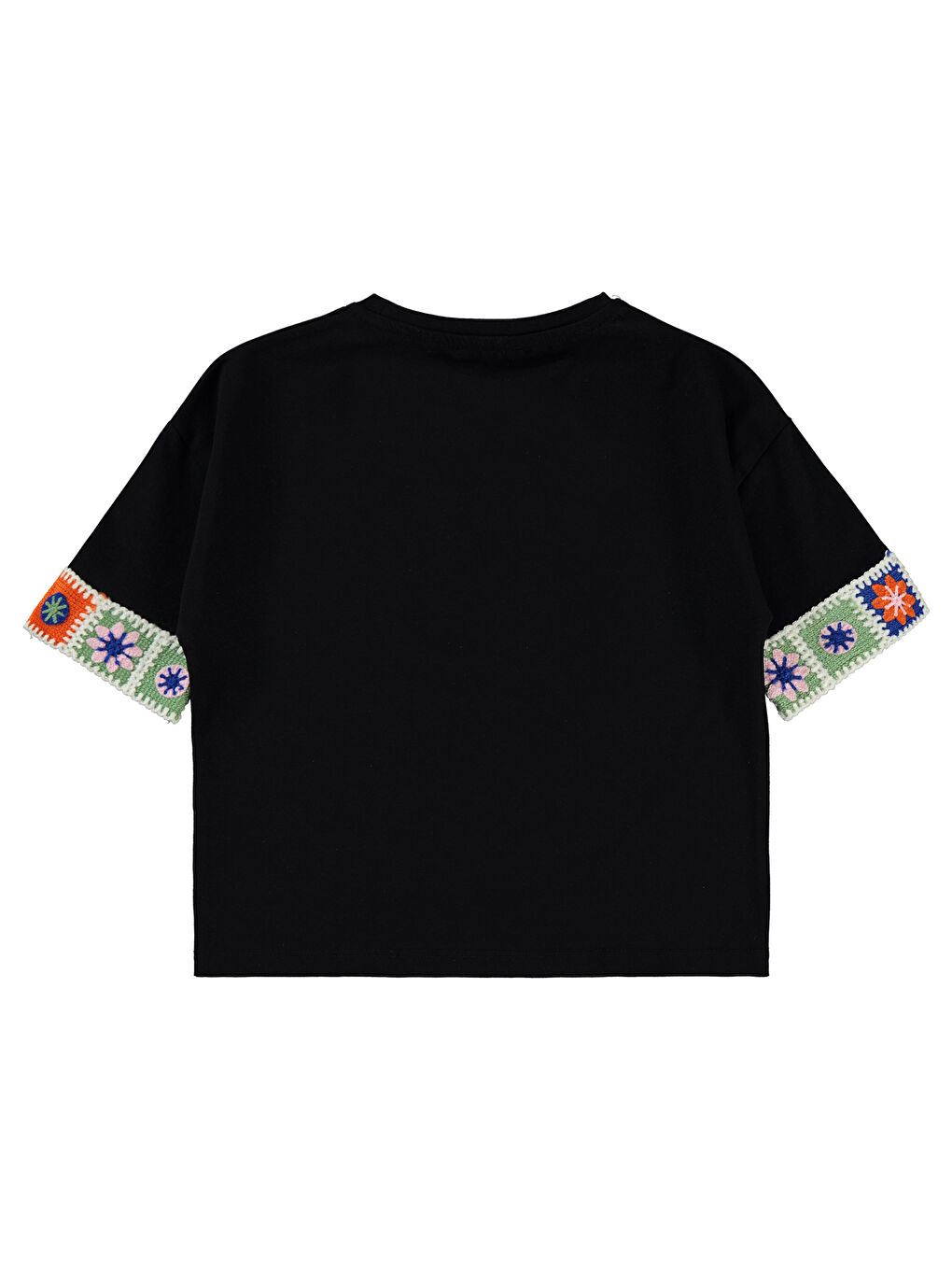 Girls Kız Çocuk Tişört 6-9 Yaş Siyah-1