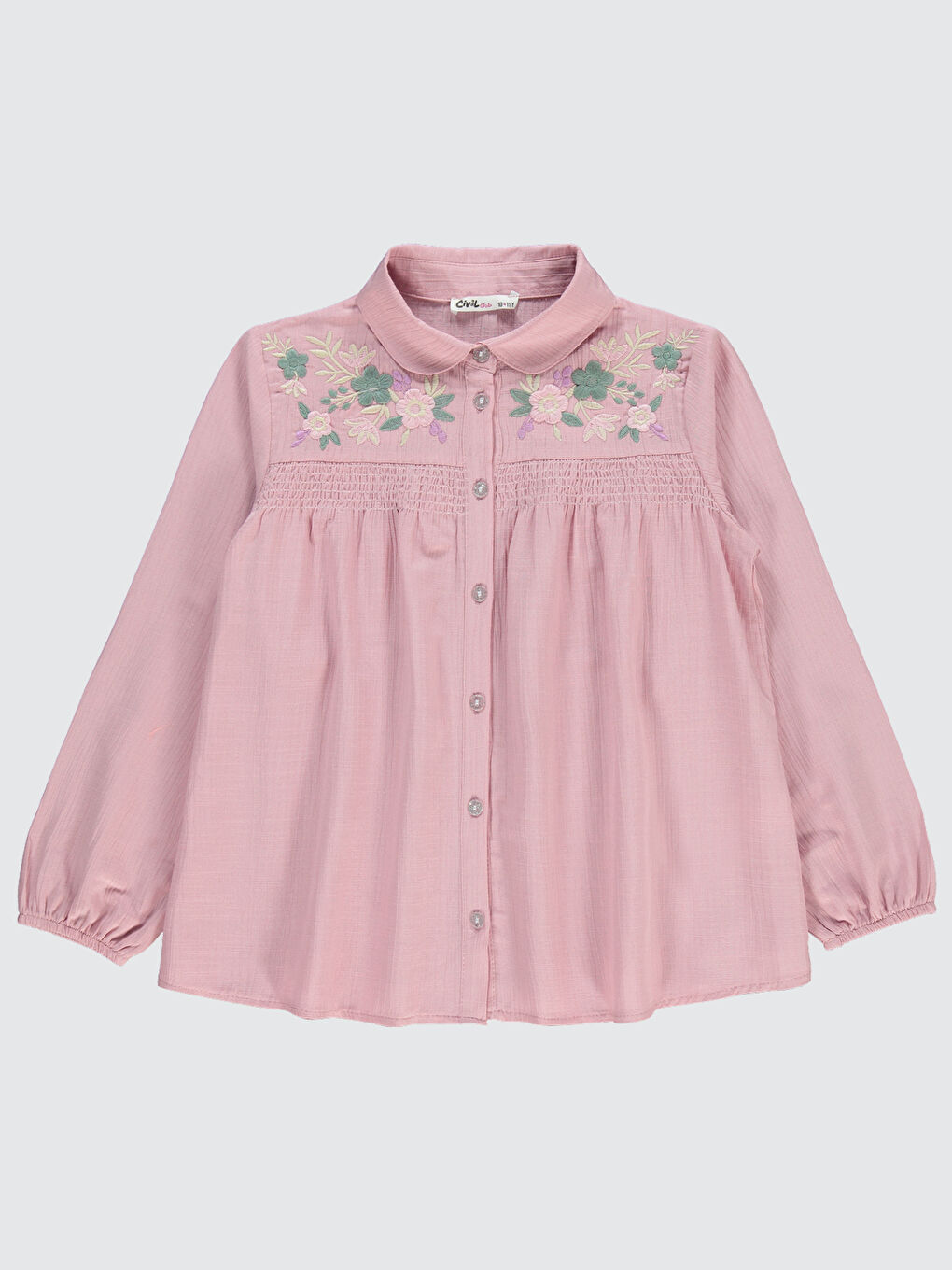 Pembe Girls Kız Çocuk Gömlek 10-13 Yaş Gülkurusu