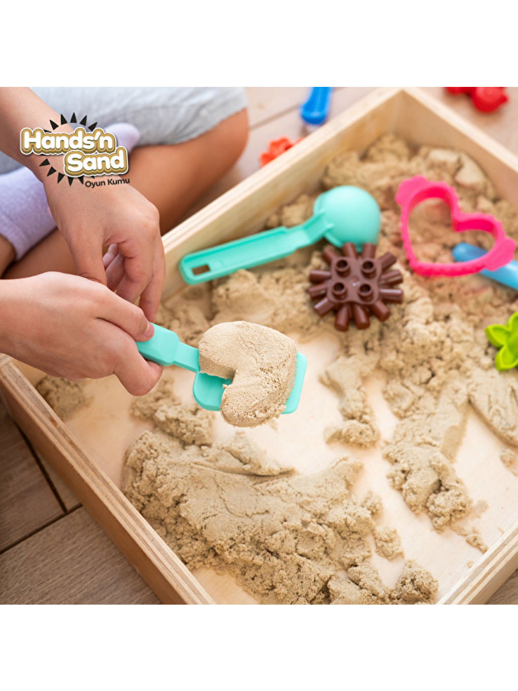 Hands'n Sand Doğal Kinetik Kum 500gr - Naturel-5