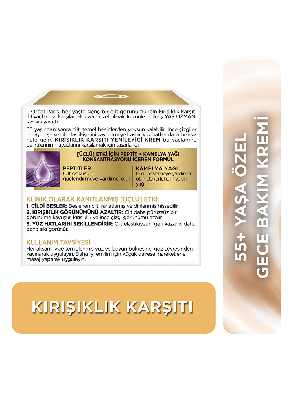 Yaş Uzmanı 50+ Kırışıklık Karşıtı Yenileyici Gece Kremi-3