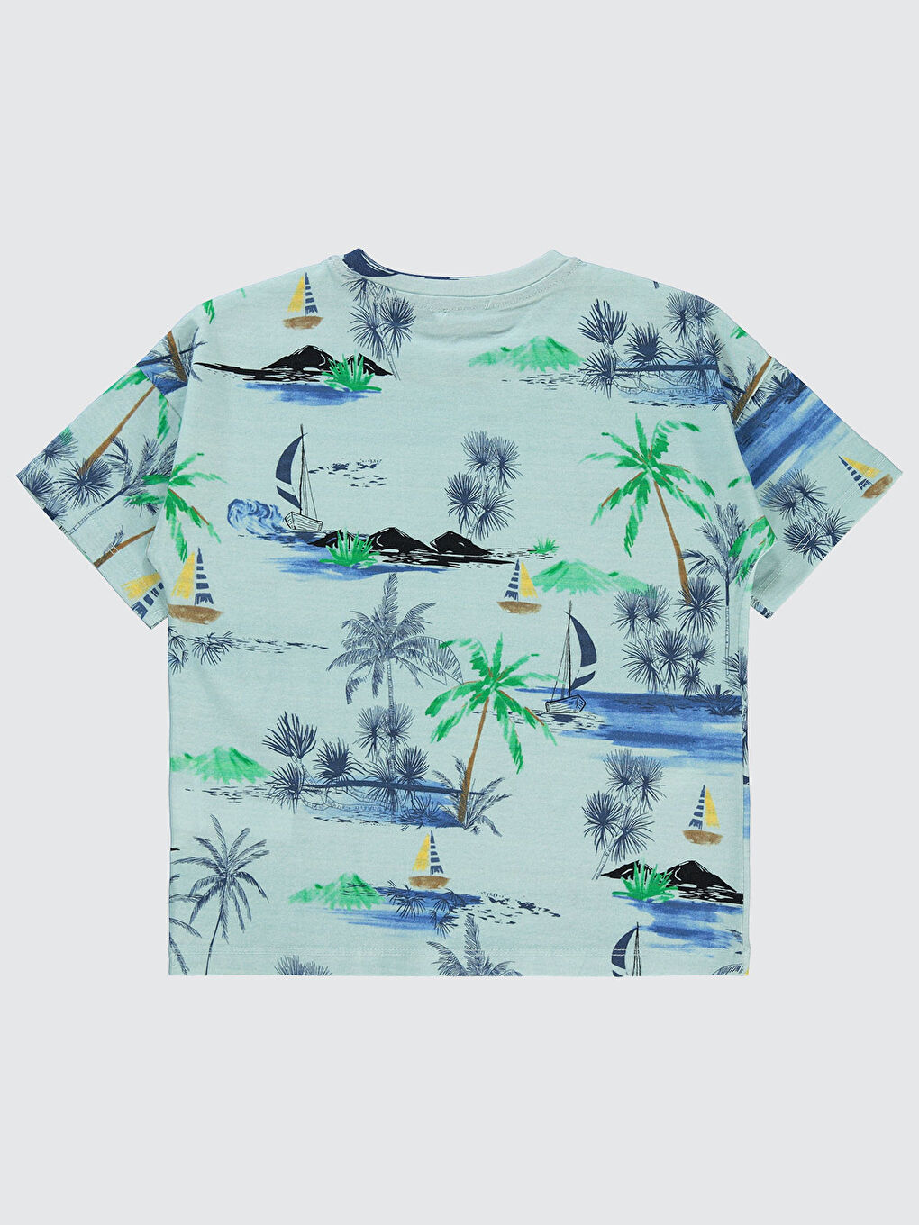 Turkuaz Boys Erkek Çocuk Tişört 10-13 Yaş Su Yeşili-1