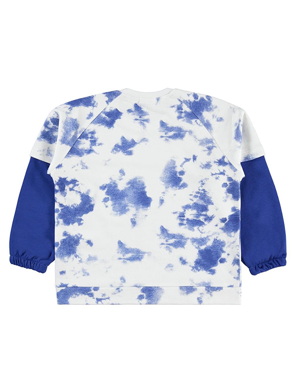 Boys Whıte Fox Baskılı 6-9 Yaş Sweatshirt - Mavi 8-9 Yaş-1