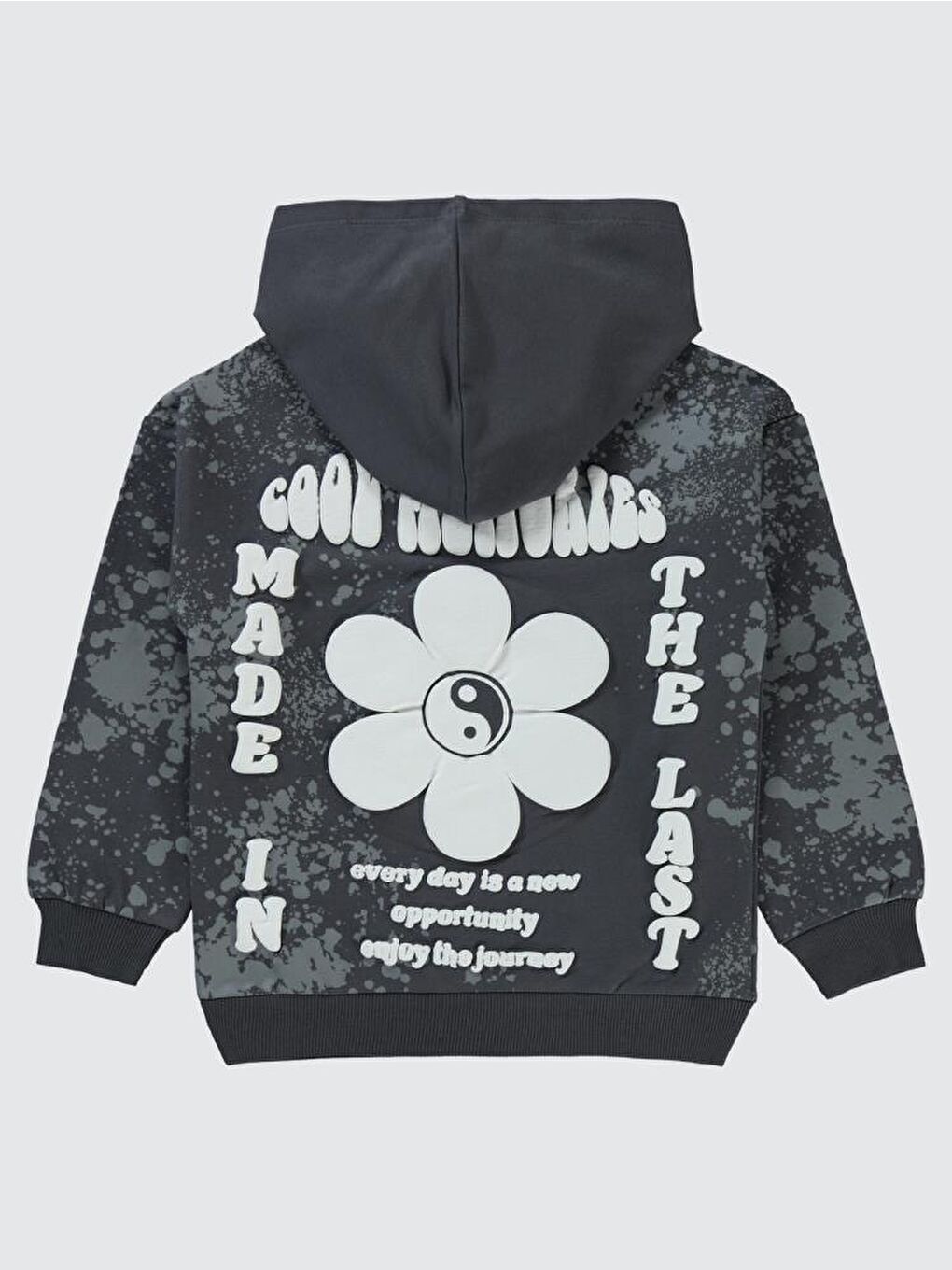 Girls Have Cool Baskılı 10-13 Yaş Sweatshirt - Gri 12-13 Yaş-2