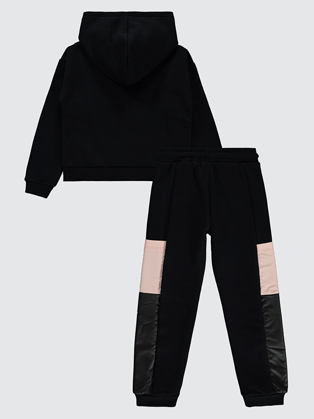 Kız Çocuk Eşofman Takımı 6-9 Yaş Siyah-1