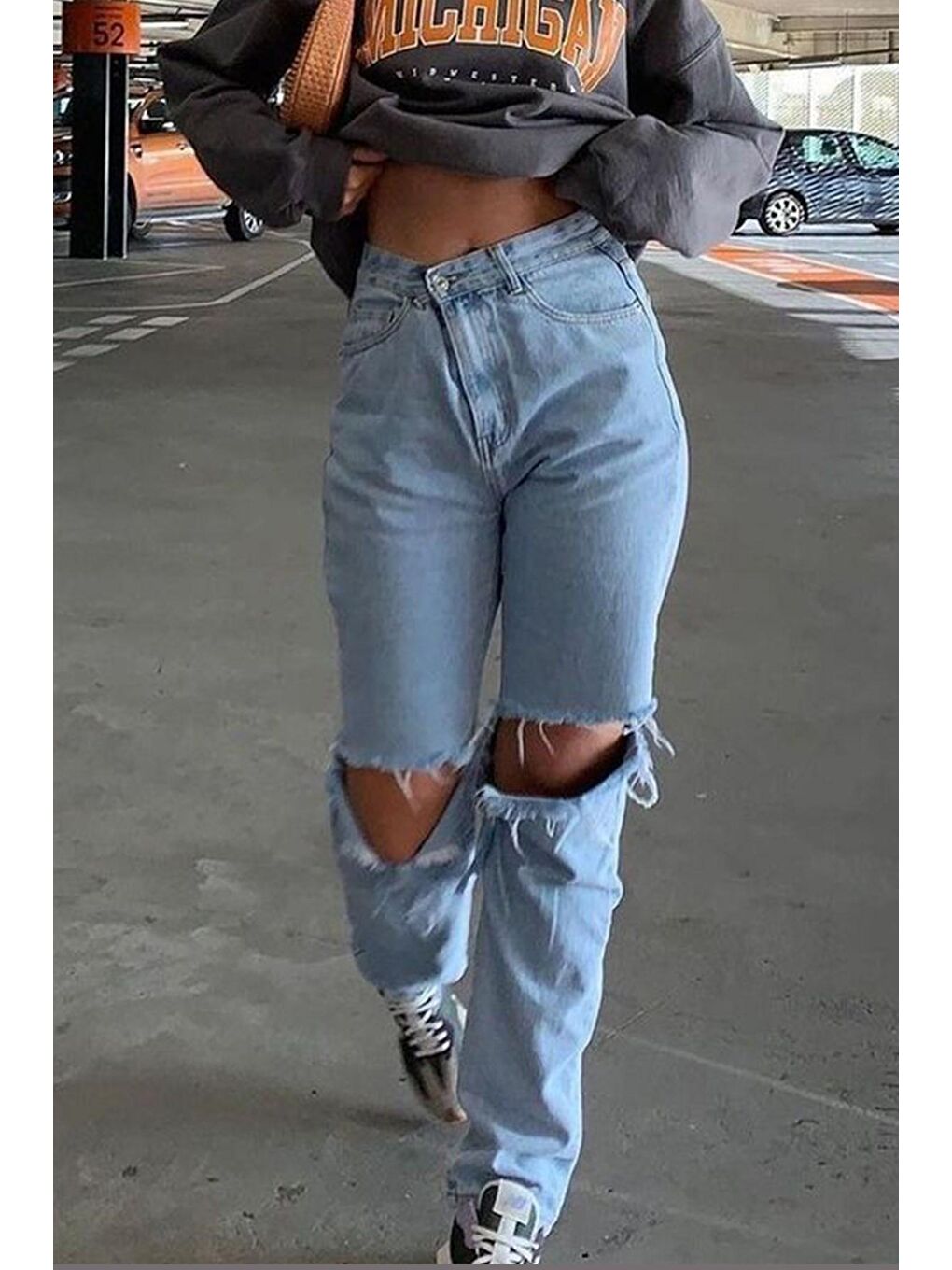 Mavi Regular Fit Yırtık Detaylı Kadın Jean Mg1184-3