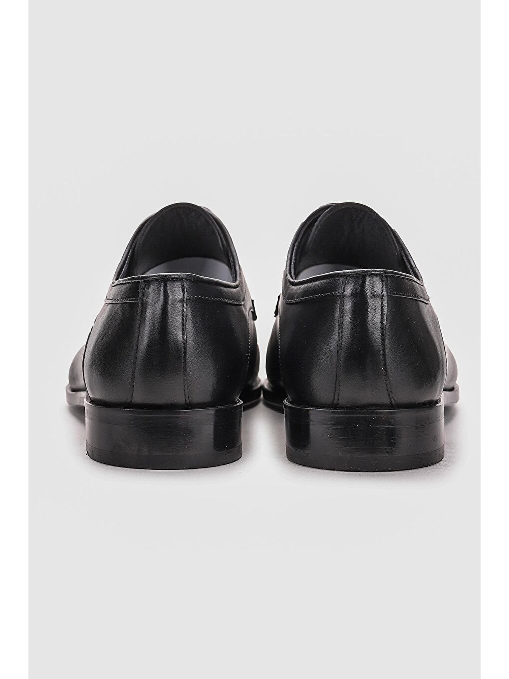 Siyah 1899 Deri Neolit Taban Erkek Klasik Ayakkabı-3