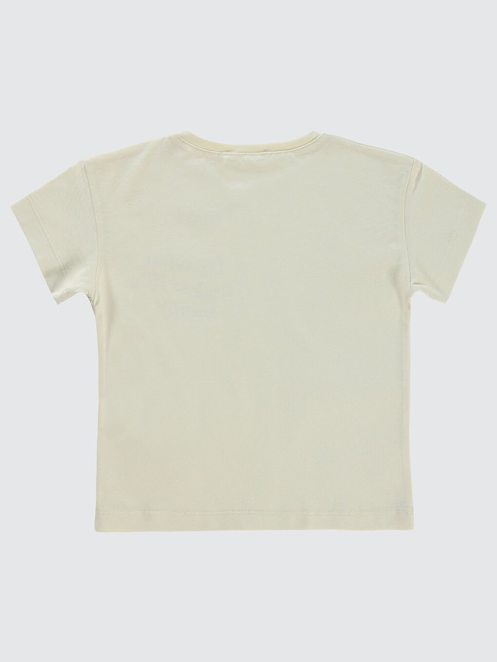 Beyaz Girls Kız Çocuk Tişört 2-5 Yaş Tebeşir-1