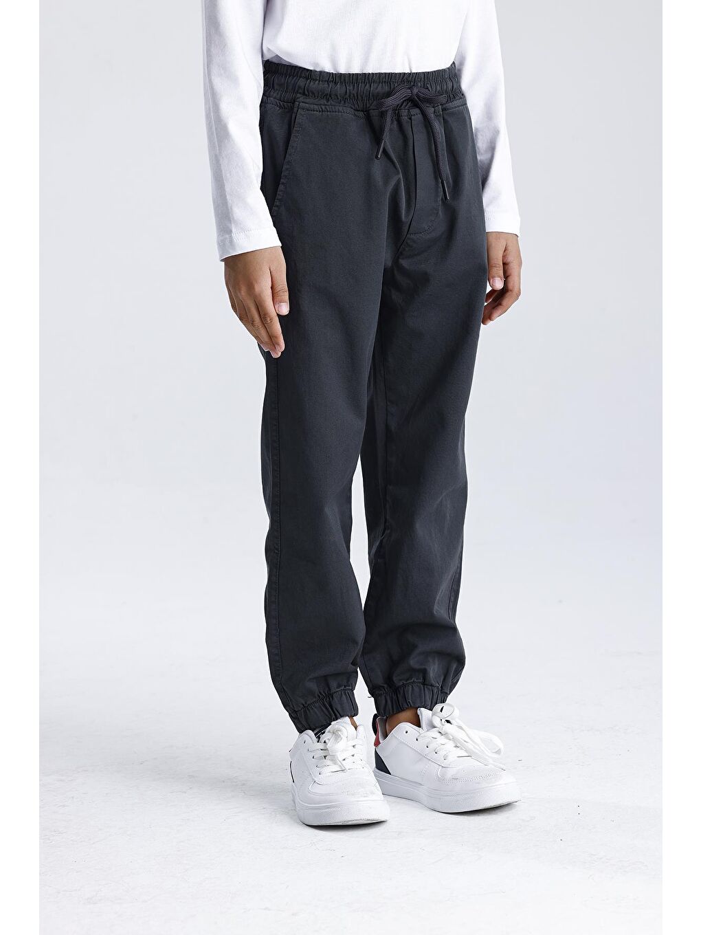 Antrasit Jogger Pantolon-4