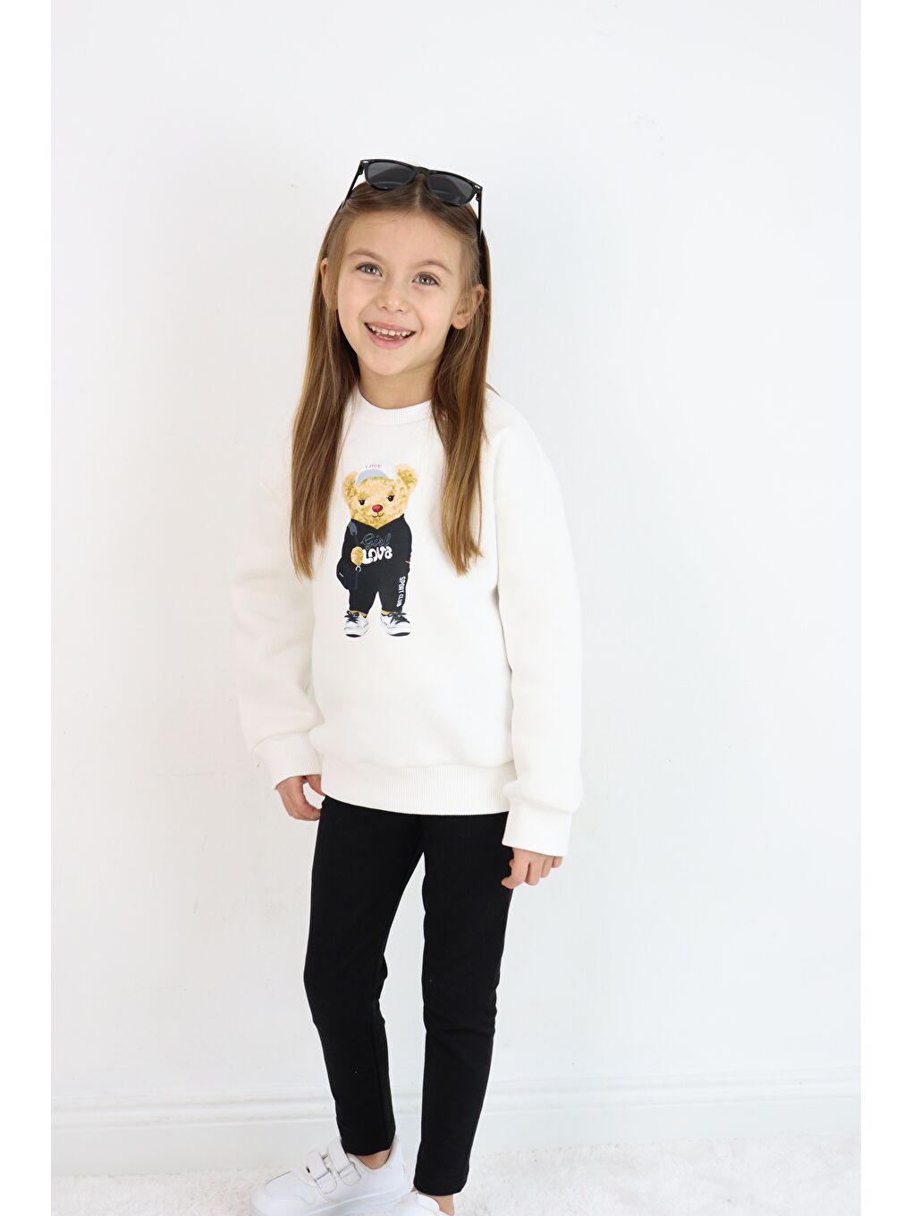 Siyah Düz Paça Tayt Takım-2