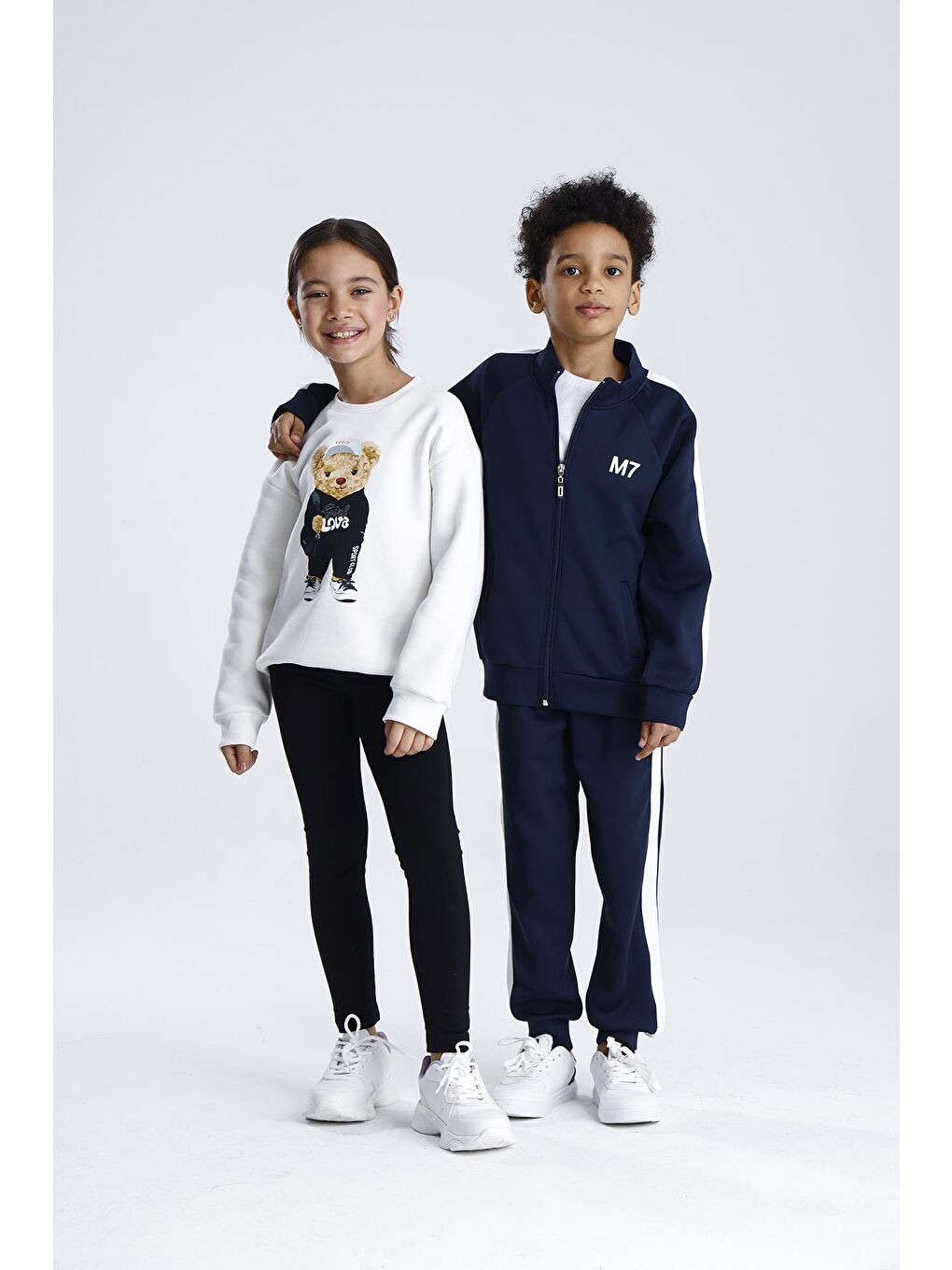 Siyah Düz Paça Tayt Takım-8