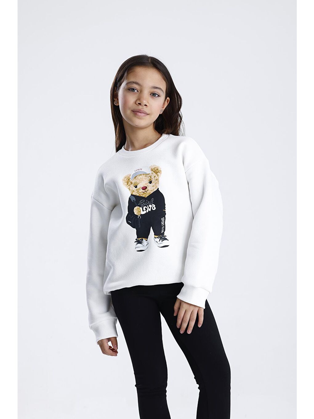 Siyah Düz Paça Tayt Takım-9