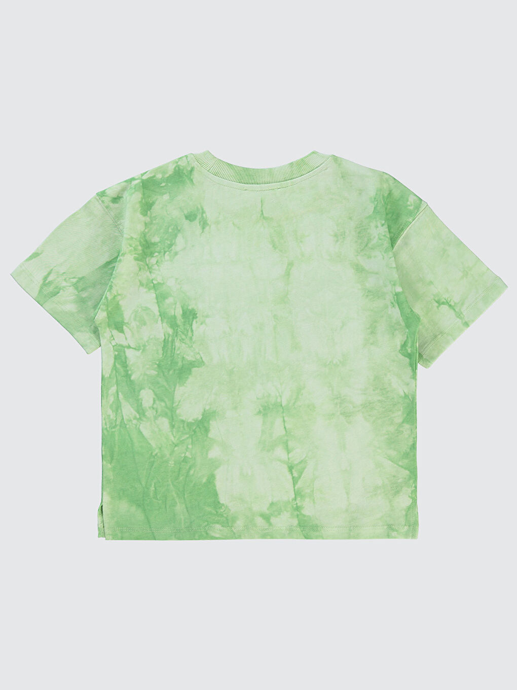 Boys Erkek Çocuk Tişört 6-9 Yaş Açık Yeşil-1