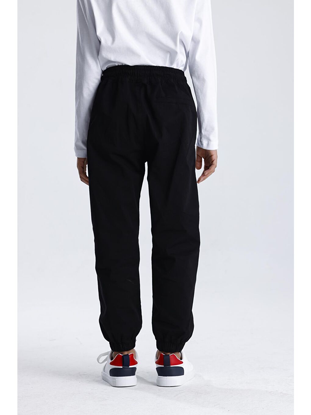 Siyah Jogger Pantolon-2