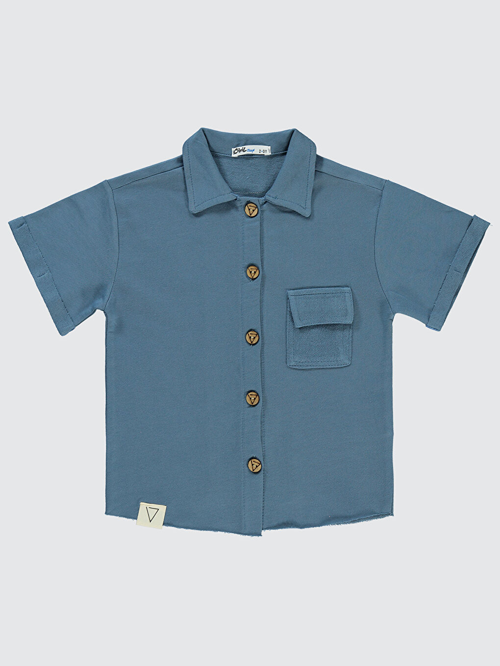 Boys Erkek Çocuk Gömlek 2-5 Yaş İndigo