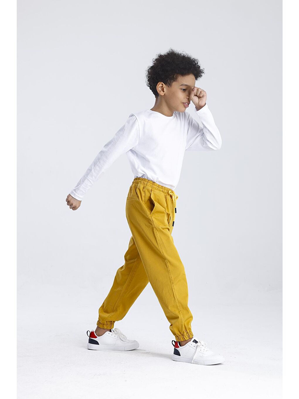 Sarı Jogger Pantolon-3