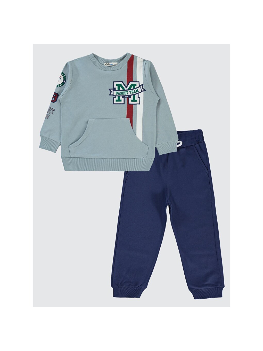 Boys 2-5 Yaş Eşofman Takımı - Mavi-8