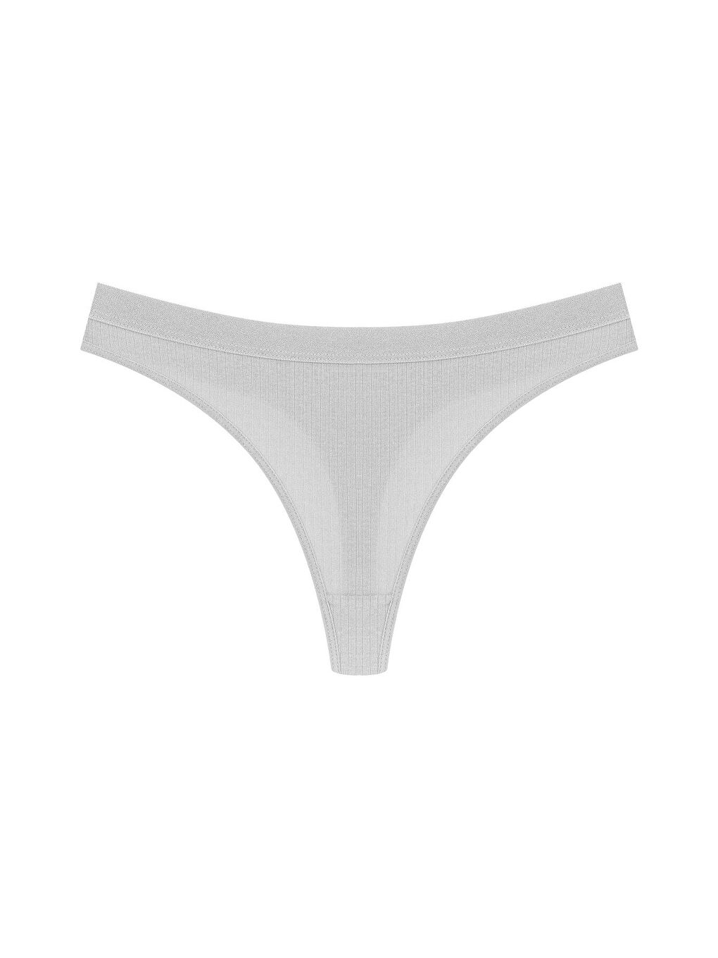 Lacivert Pamuklu Fitilli Dokulu Kadın Tanga Külot 3'lü-2