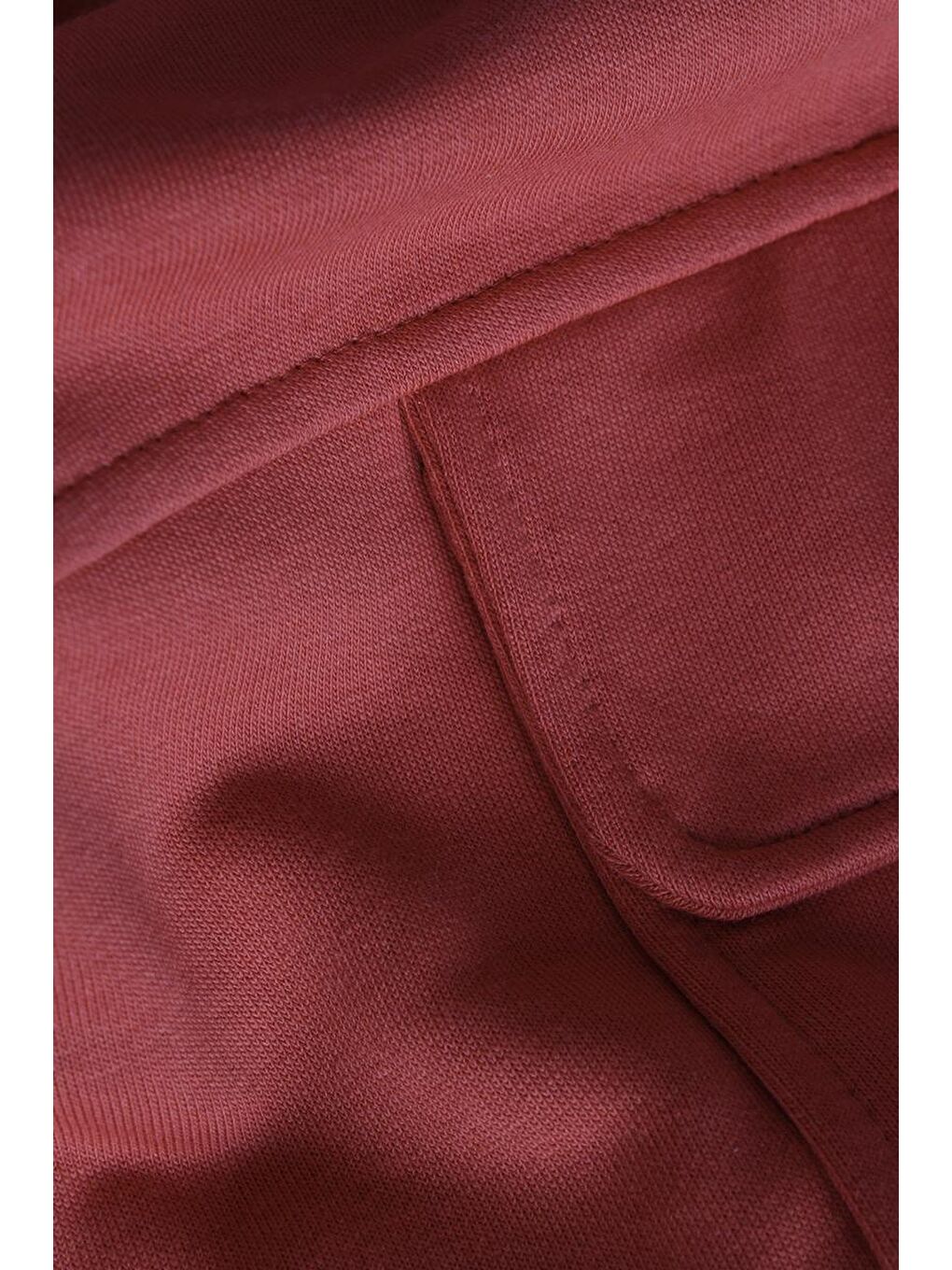 Pembe Gül Cepli Kapüşonlu Oversize Sweat Hırka-7