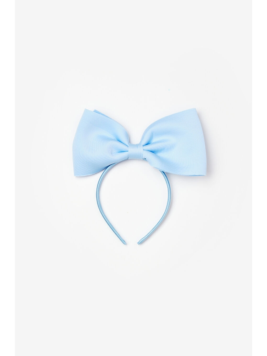 Mavi Büyük Fiyonklu Kız Çocuk Taç