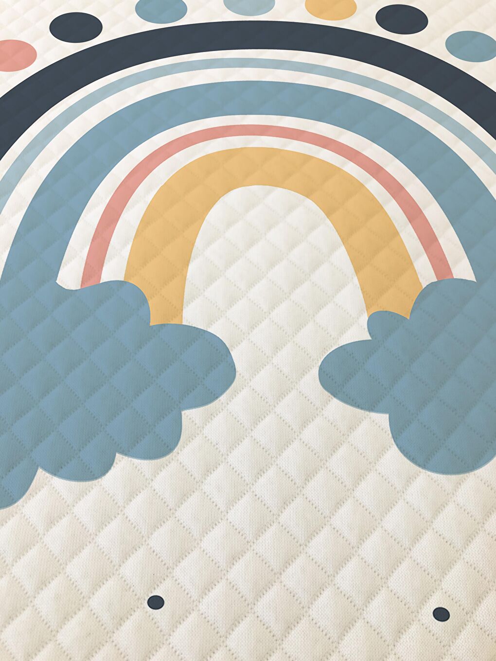 Karışık Desen Tek Kişilik Çocuk Pike Takımı 160x220 cm-1