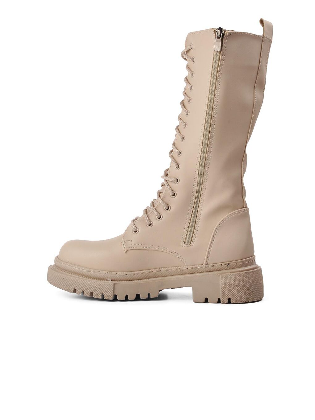 Bej K36 Nut Kadın İçi Polarlı Çizme-1