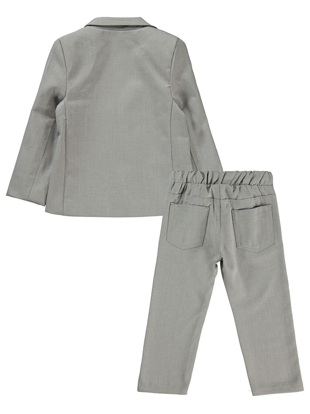 Erkek Çocuk 4'lü Takım 2-5 Yaş Gri-1