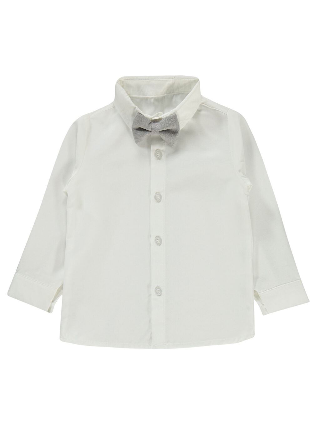 Erkek Çocuk 4'lü Takım 2-5 Yaş Gri-2