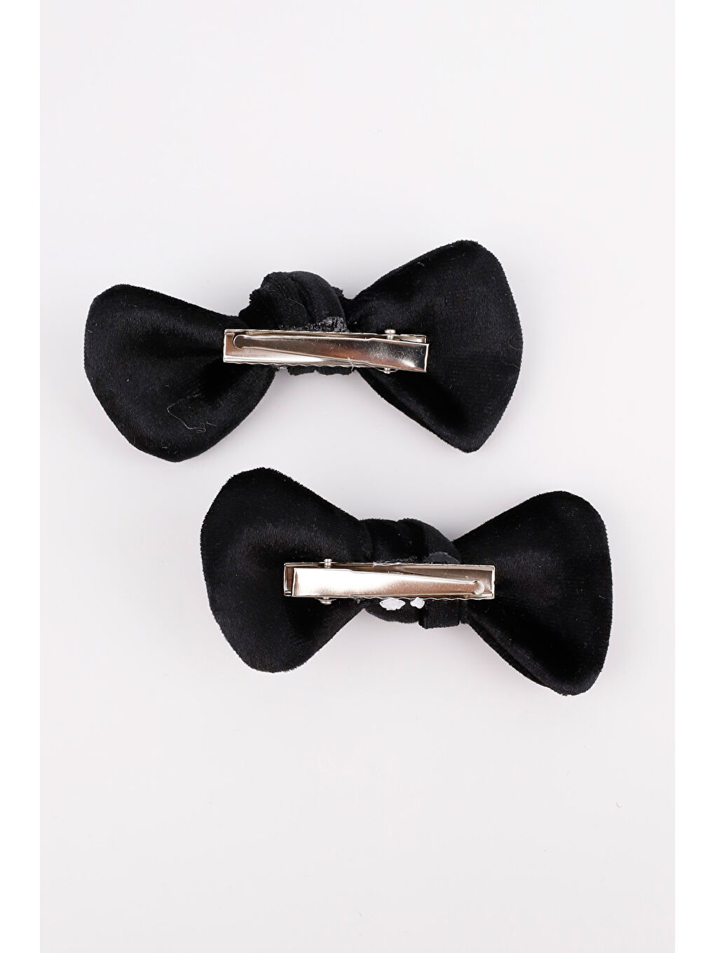 Siyah 2'li Kadife Kız Çocuk Klips Toka-2