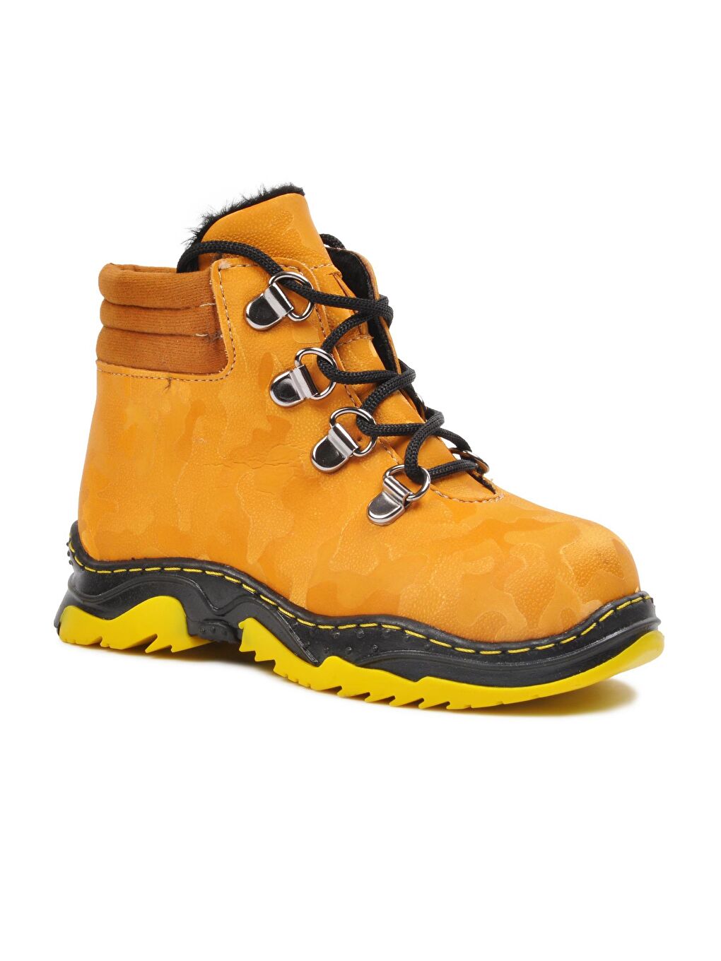 1309 Sarı Fermuarlı Bebek Bot-2